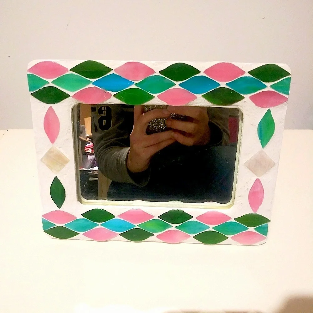 Brand 𝐍𝐞𝐰 Handmade “Mermaid“ Mosaic Mirror
